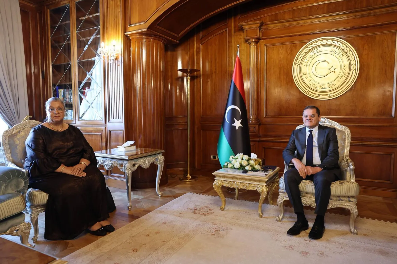 لقاء الدبيبة مع تيتيه في طرابلس الاثنين (حكومة الوحدة )