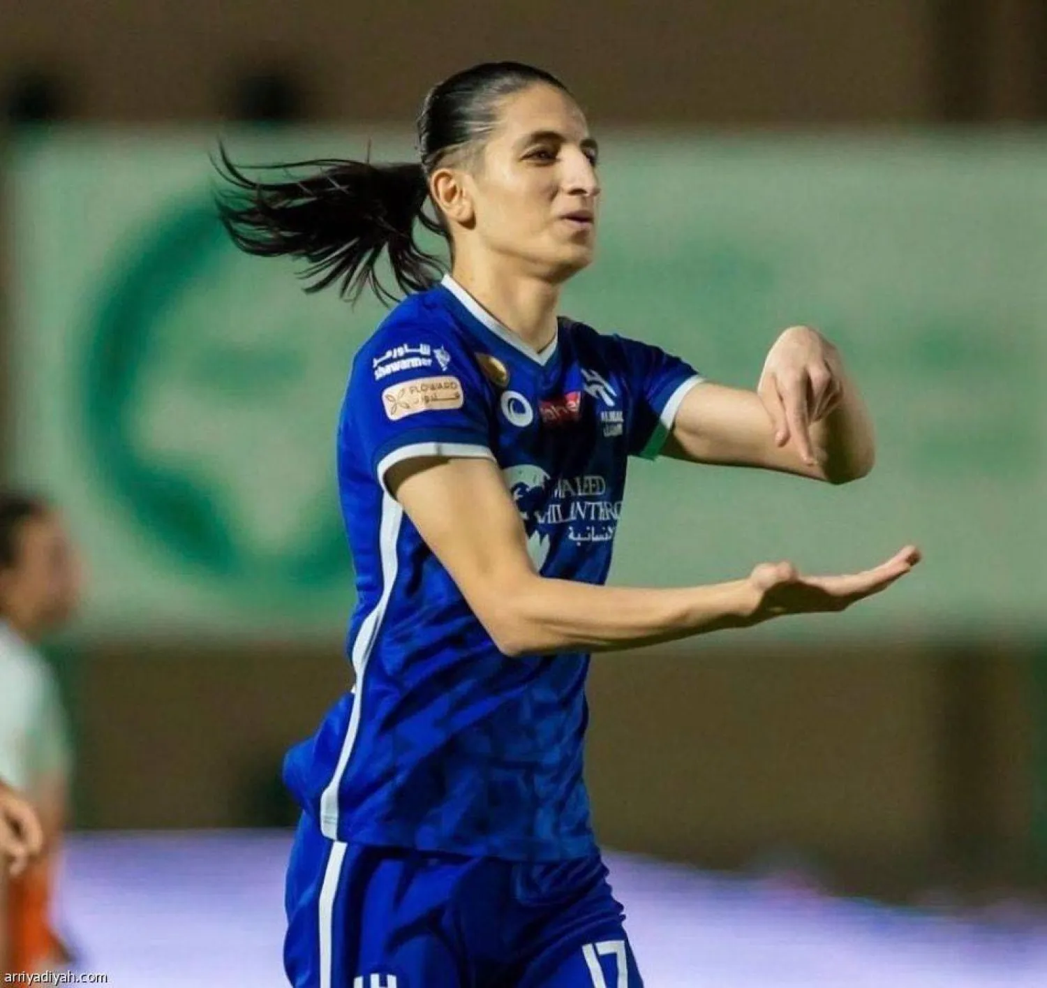 العراقية شوخان نور الدين مهاجمة فريق الهلال للسيدات (نادي الهلال)
