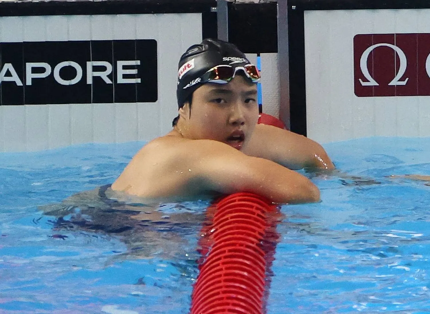 السباحة الصينية يو زيدي (إ.ب.أ)