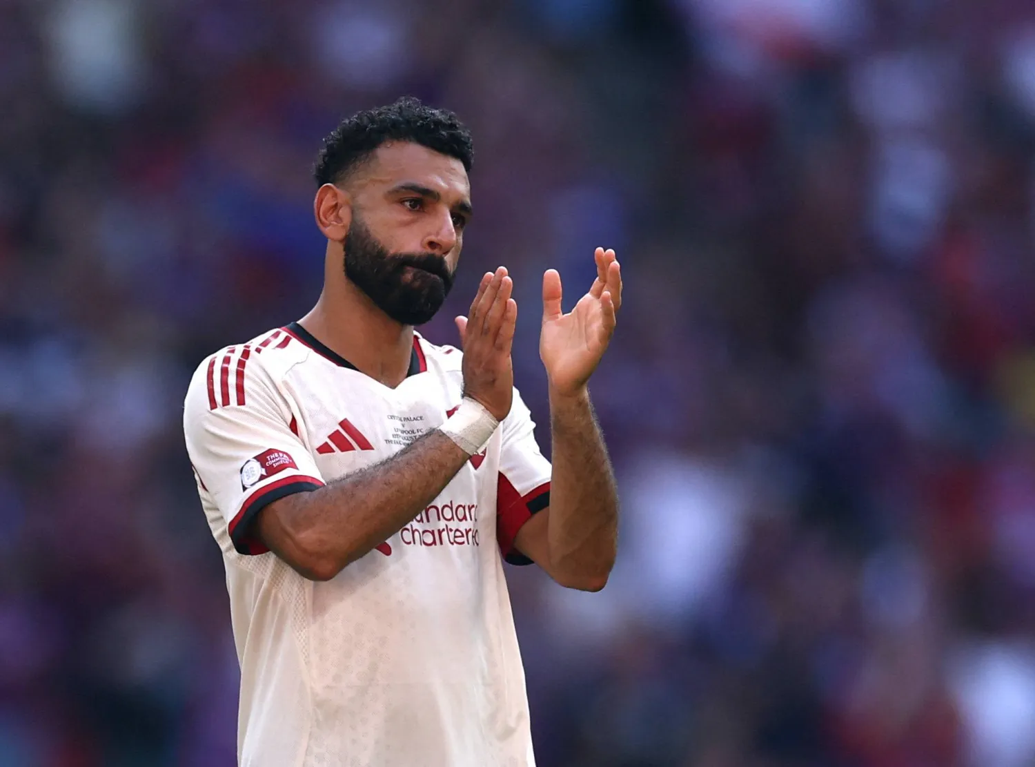 النجم المصري محمد صلاح هداف ليفربول الإنجليزي (رويترز)