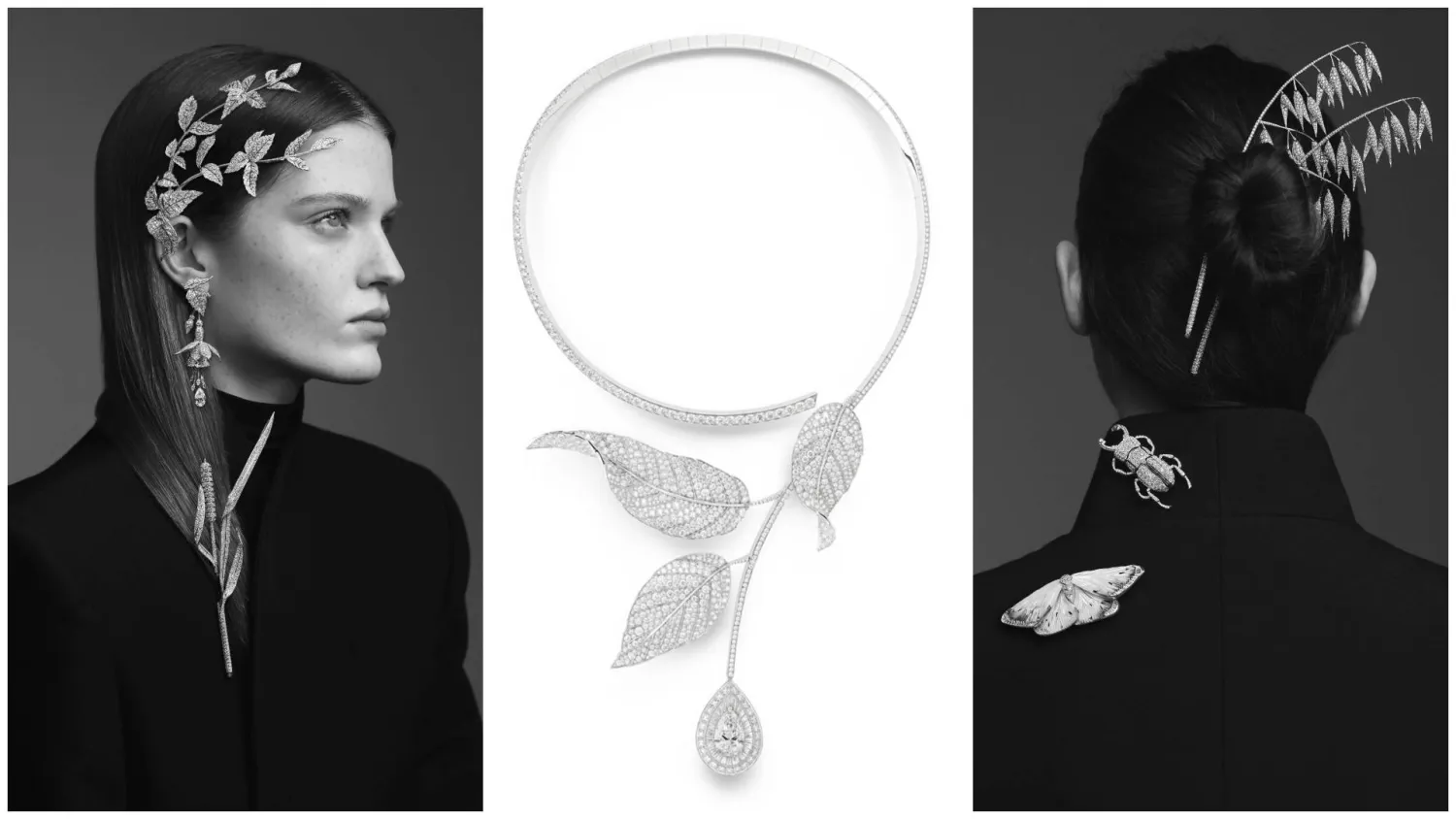 تتصدّر الحشرات الصغيرة والحيوانات الضخمة وكذلك الورود والبرسيم الساحة حالياً في عالم المجوهرات (بوشرون)