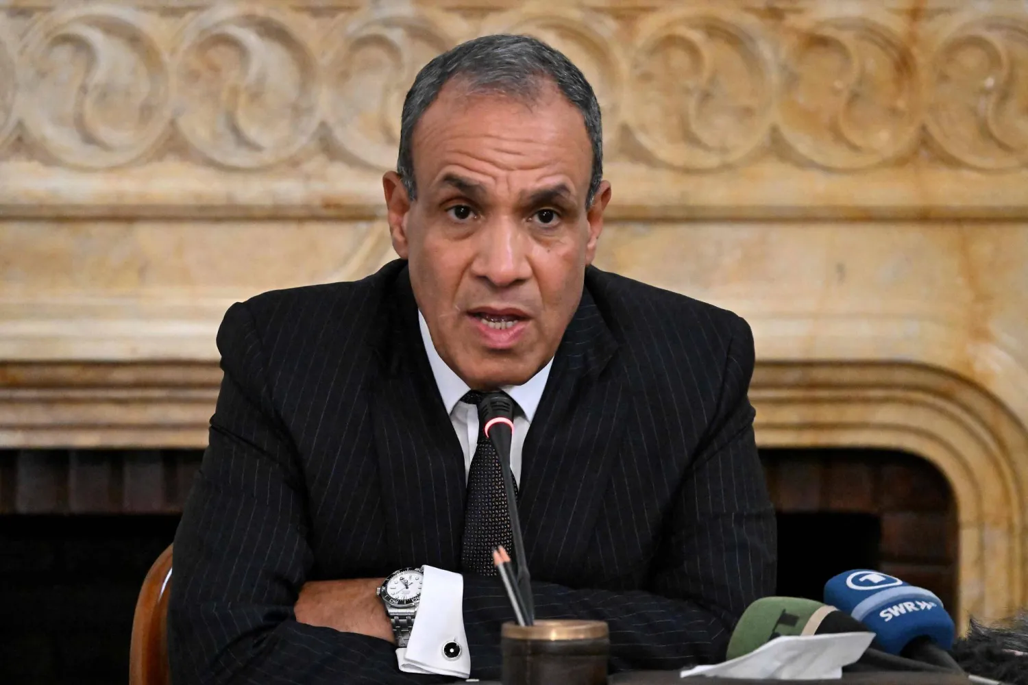 وزير الخارجية المصري بدر عبد العاطي (أ.ف.ب)