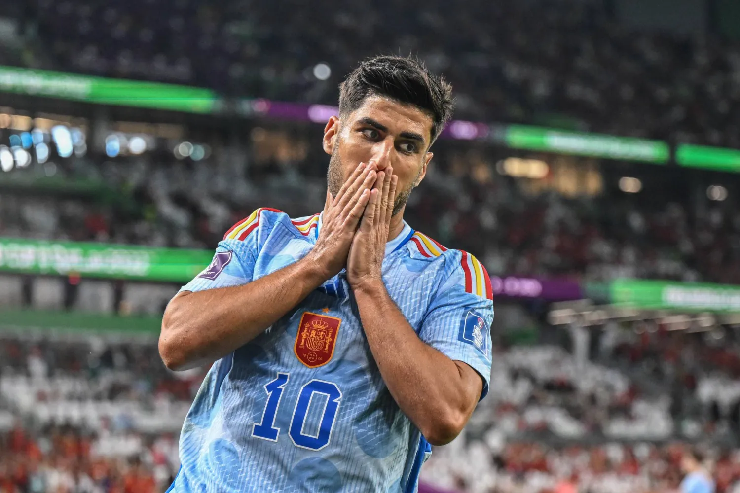 المهاجم الإسباني ماركو أسينسيو (د.ب.أ) 