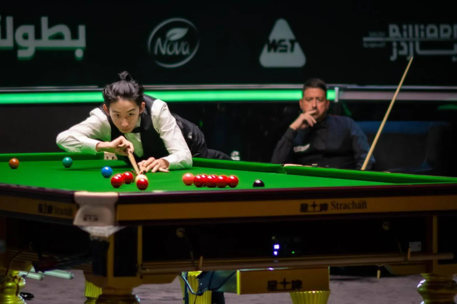 أسدل الستار على منافسات الدور الـ32 من بطولة الماسترز للسنوكر (بطولة السنوكر العالمية)
