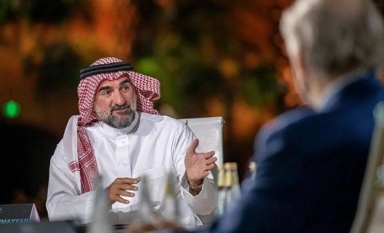  محافظ الصندوق ياسر الرميان أثناء مشاركته في أحد المؤتمرات في الرياض (واس)