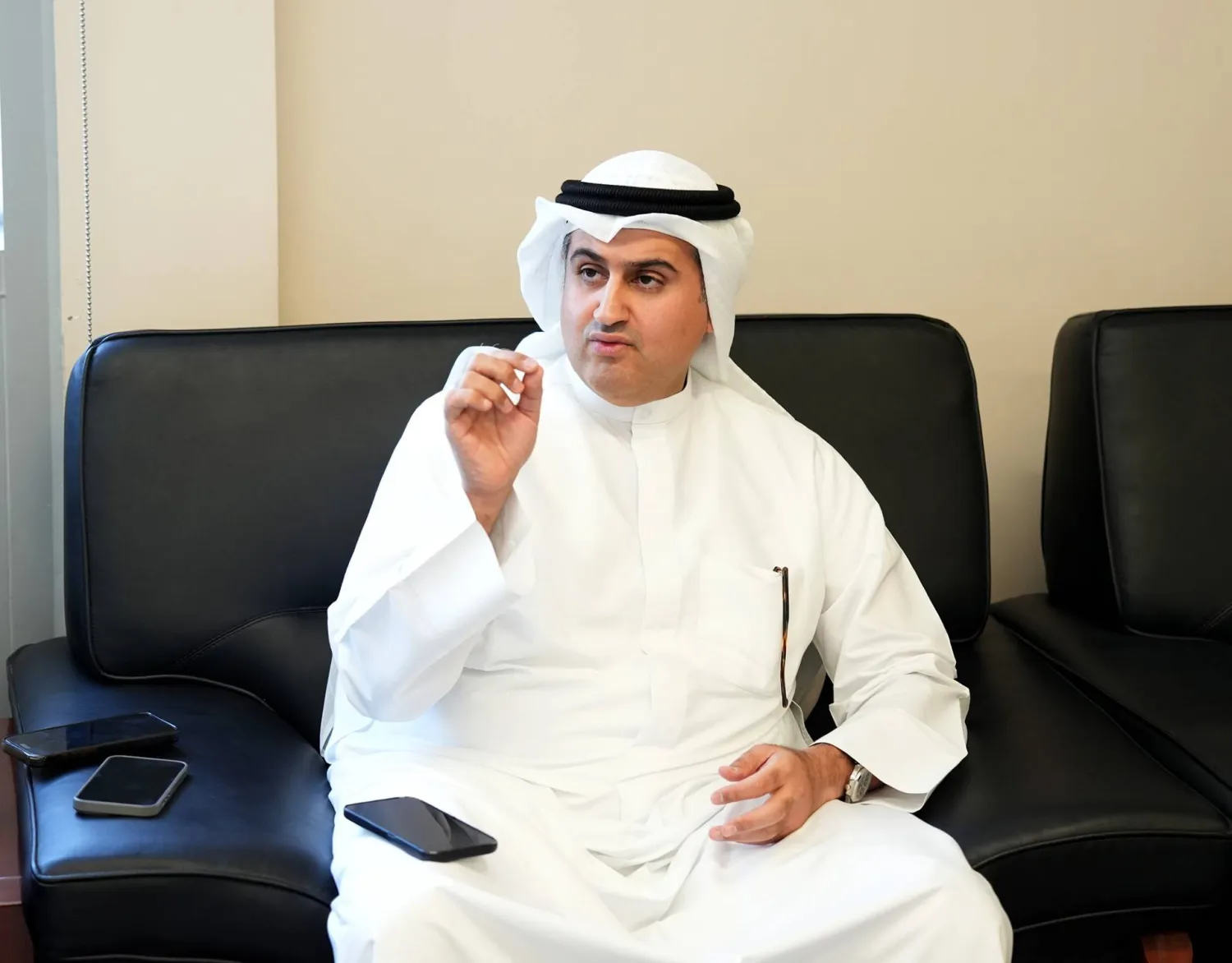 ناصر السميط وزير العدل الكويتي (كونا)