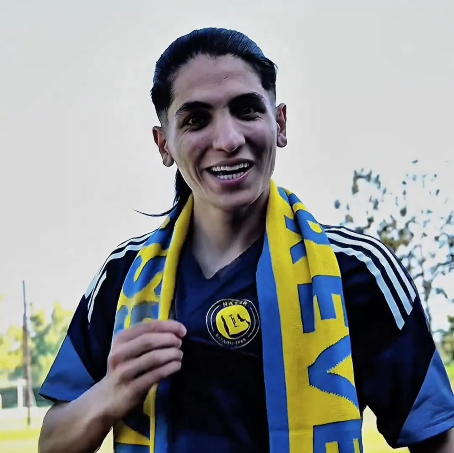 العراقية شوخان بقميص النصر (نادي النصر)