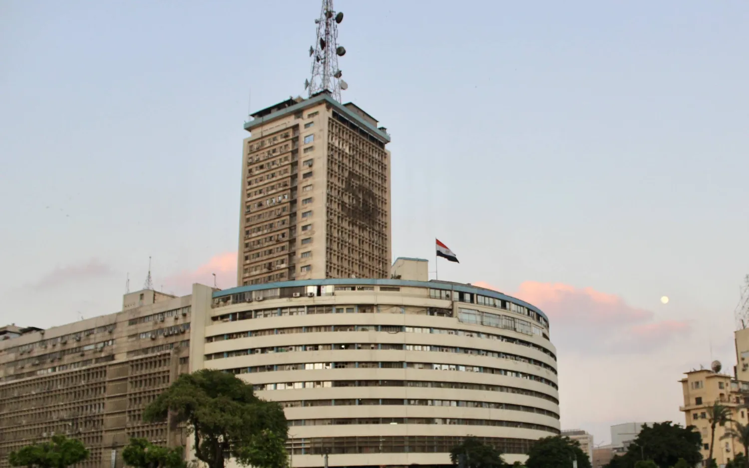 مبنى «ماسبيرو» الشهير بالقاهرة (الشرق الأوسط)