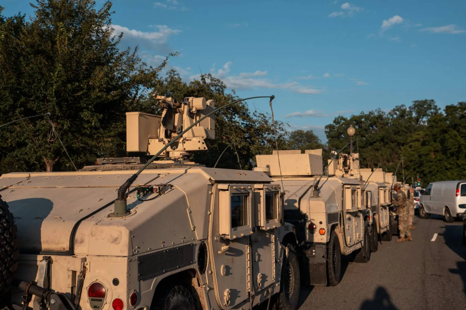 الحرس الوطني في شوارع واشنطن 12 أغسطس 2025 (أ.ف.ب)