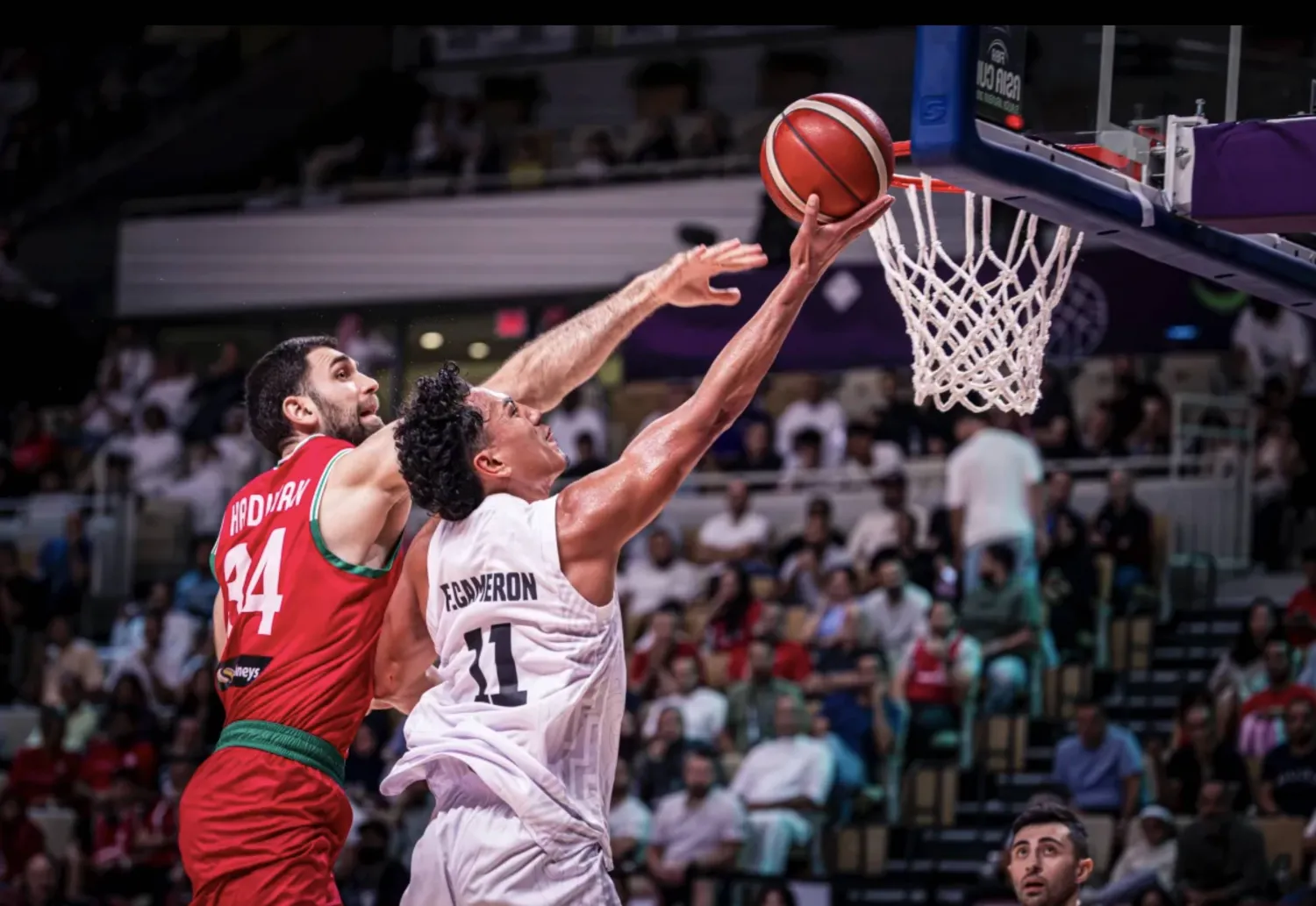 جانب من مباراة لبنان ونيوزلندا (الاتحاد الآسيوي)