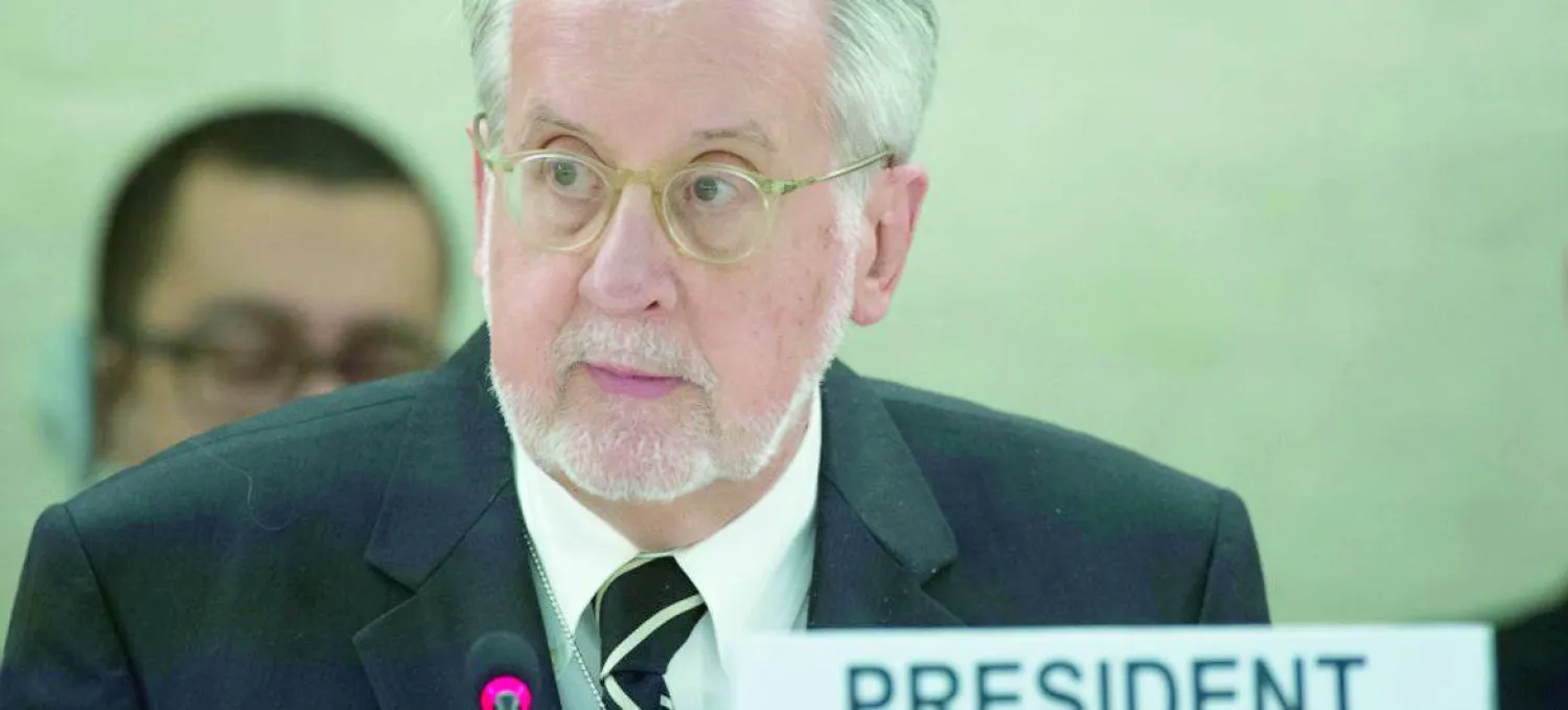 
رئيس اللجنة المستقلة للتحقيق في سوريا باولو سيرجيو بينهيرو (الأمم المتحدة)