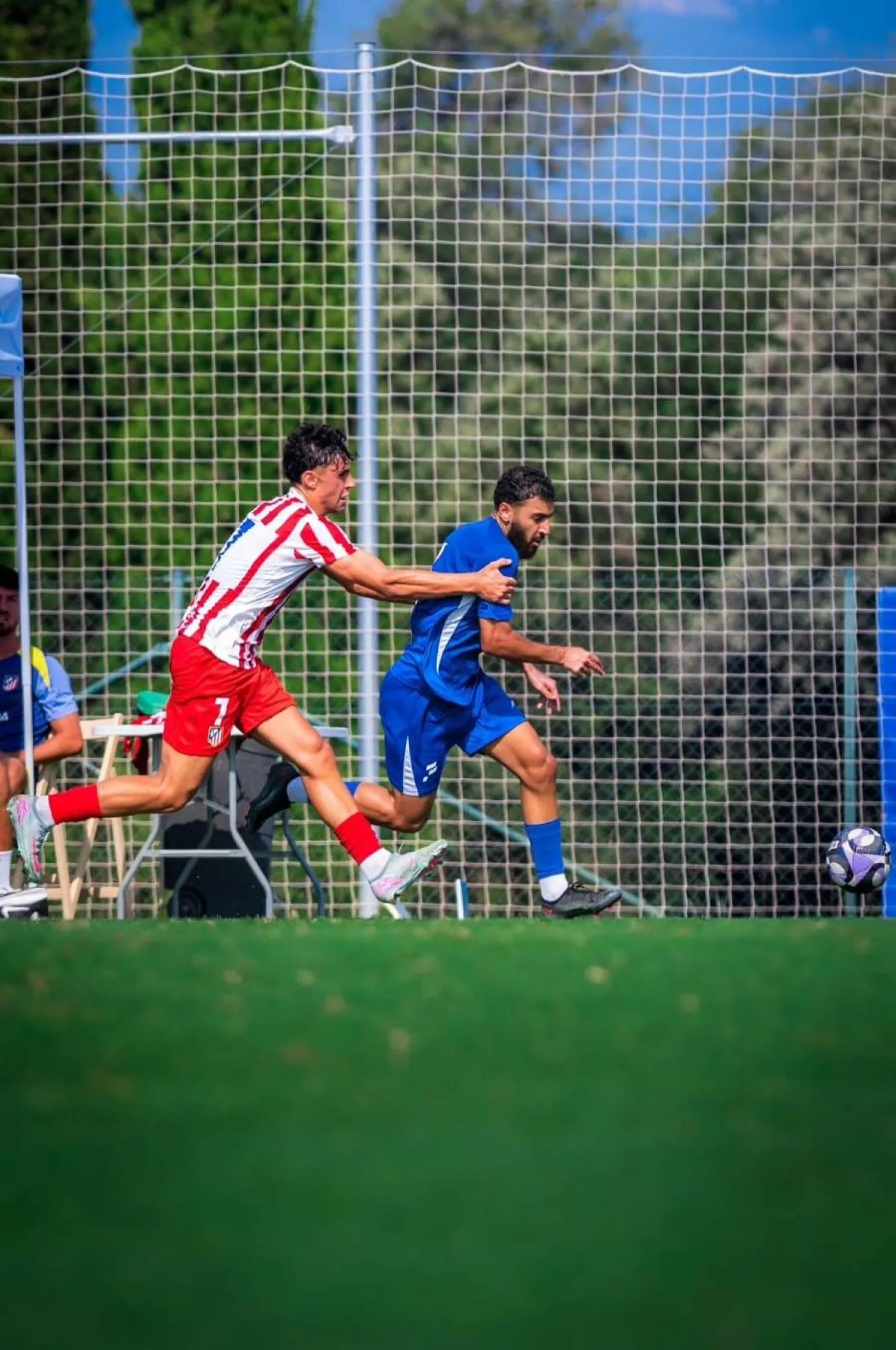 من ودية الفتح أمام رديف أتلتيكو مدريد (موقع النادي)