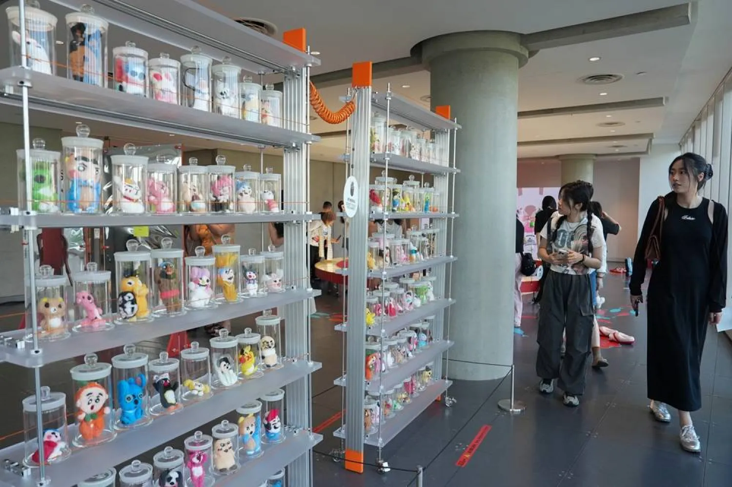  People visit the exhibition "Era of Uglies Has Arrived" by Alibaba's Taobao, in Hangzhou, Zhejiang province, China August 13, 2025. (Reuters)