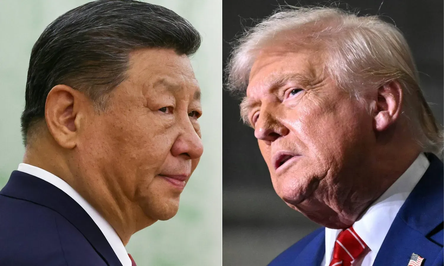 ABD Başkanı Donald Trump ve Çin Devlet Başkanı Şi Cinping (AFP)