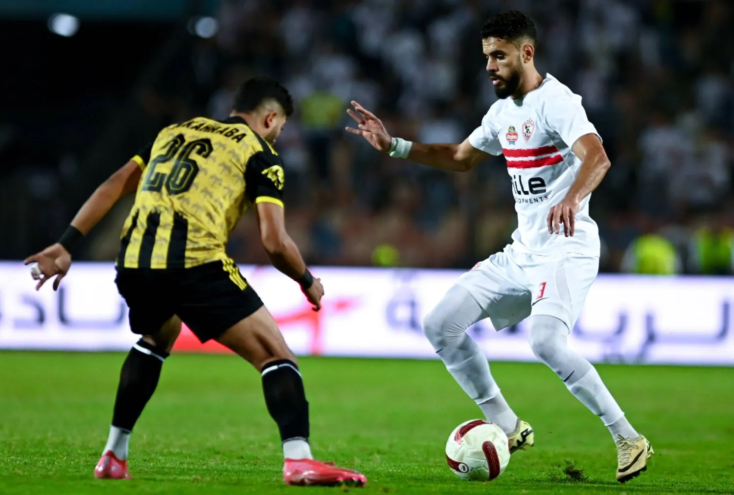 من المواجهة التي جمعت الزمالك والمقاولون العرب (نادي الزمالك)