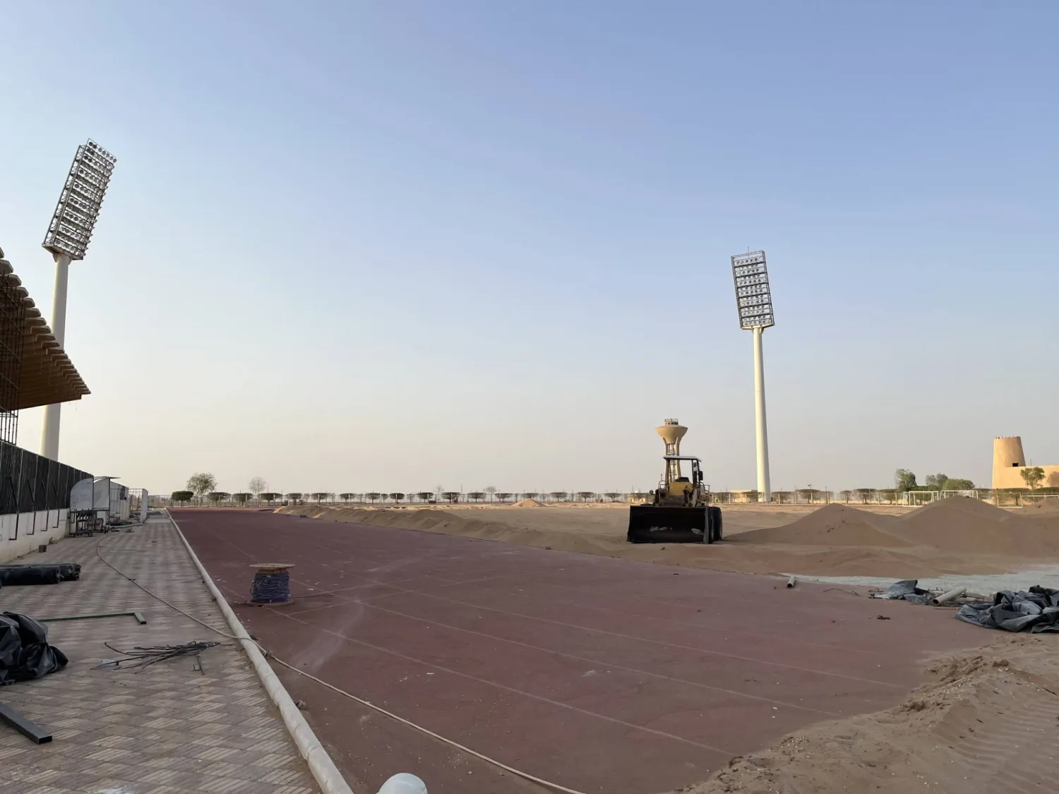 الملعب سيحتضن مباريات الحزم والخلود في الموسم الجديد (الشرق الأوسط)