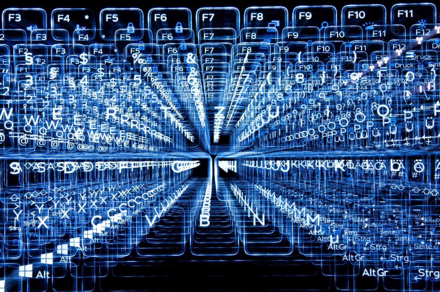 لوحة مفاتيح مضيئة (د.ب.أ)