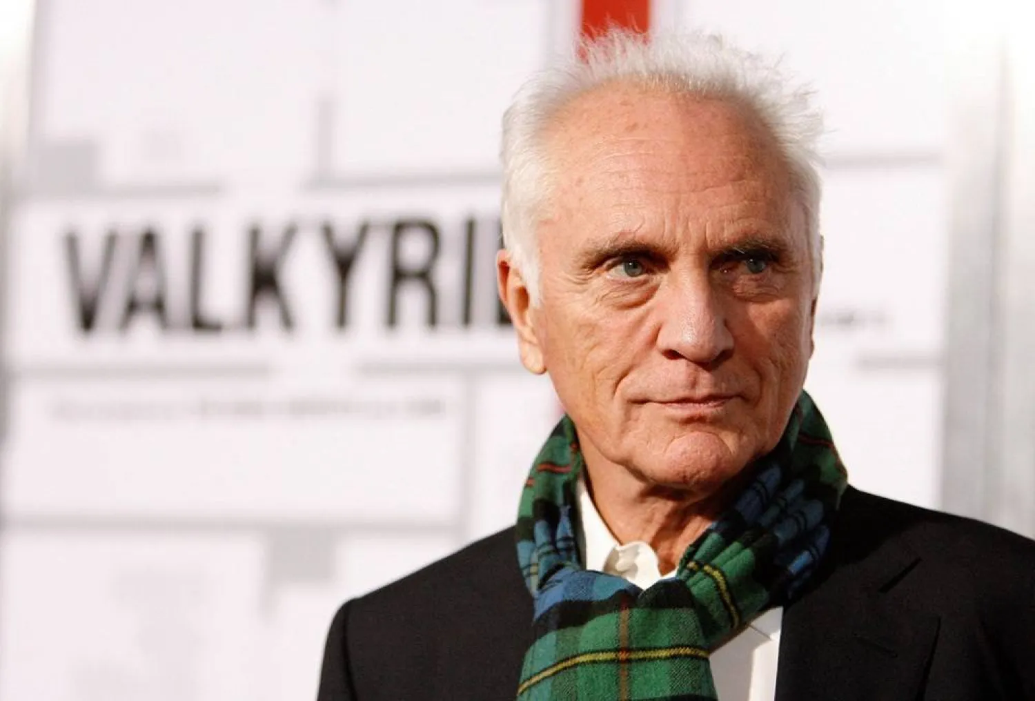 Cast member Terence Stamp poses at the premiere of the movie "Valkyrie" at the Directors Guild of America in Los Angeles December 18, 2008. (Reuters)