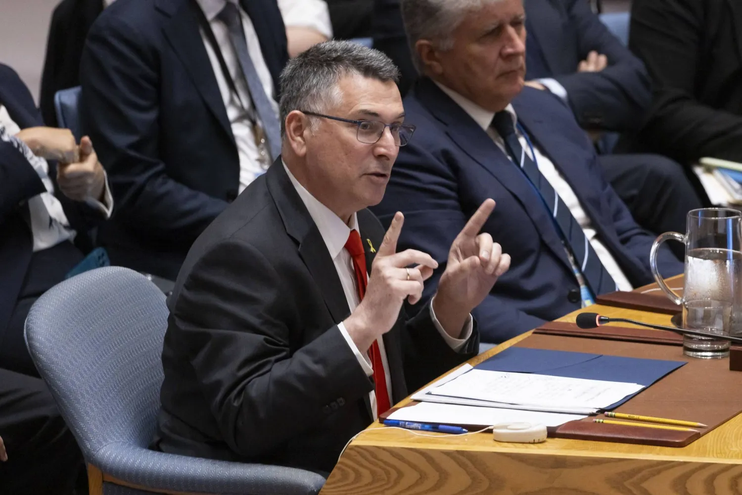 وزير الخارجية الإسرائيلي جدعون ساعر (إ.ب.أ)