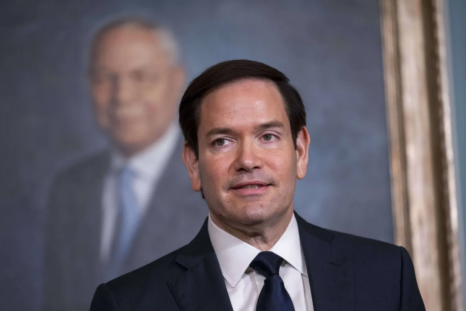 وزير الخارجية الأميركي ماركو روبيو في مقر وزارة الخارجية الأميركية في واشنطن (أ.ب)