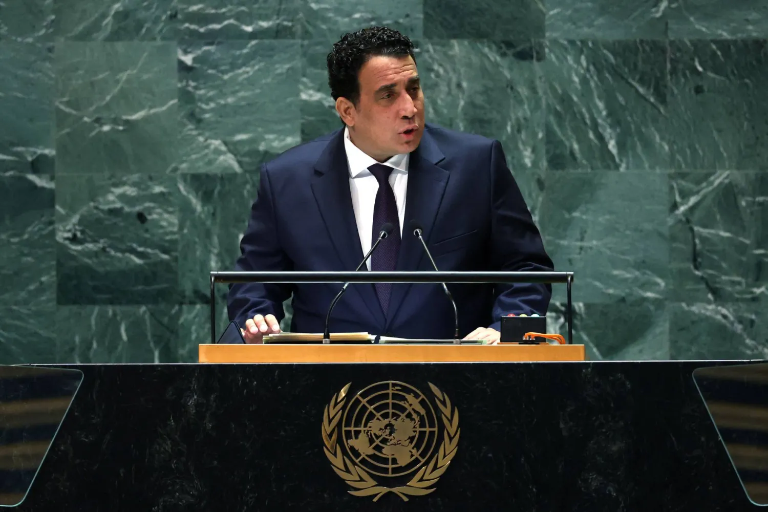 رئيس المجلس الرئاسي الليبي محمد المنفي (رويترز) 