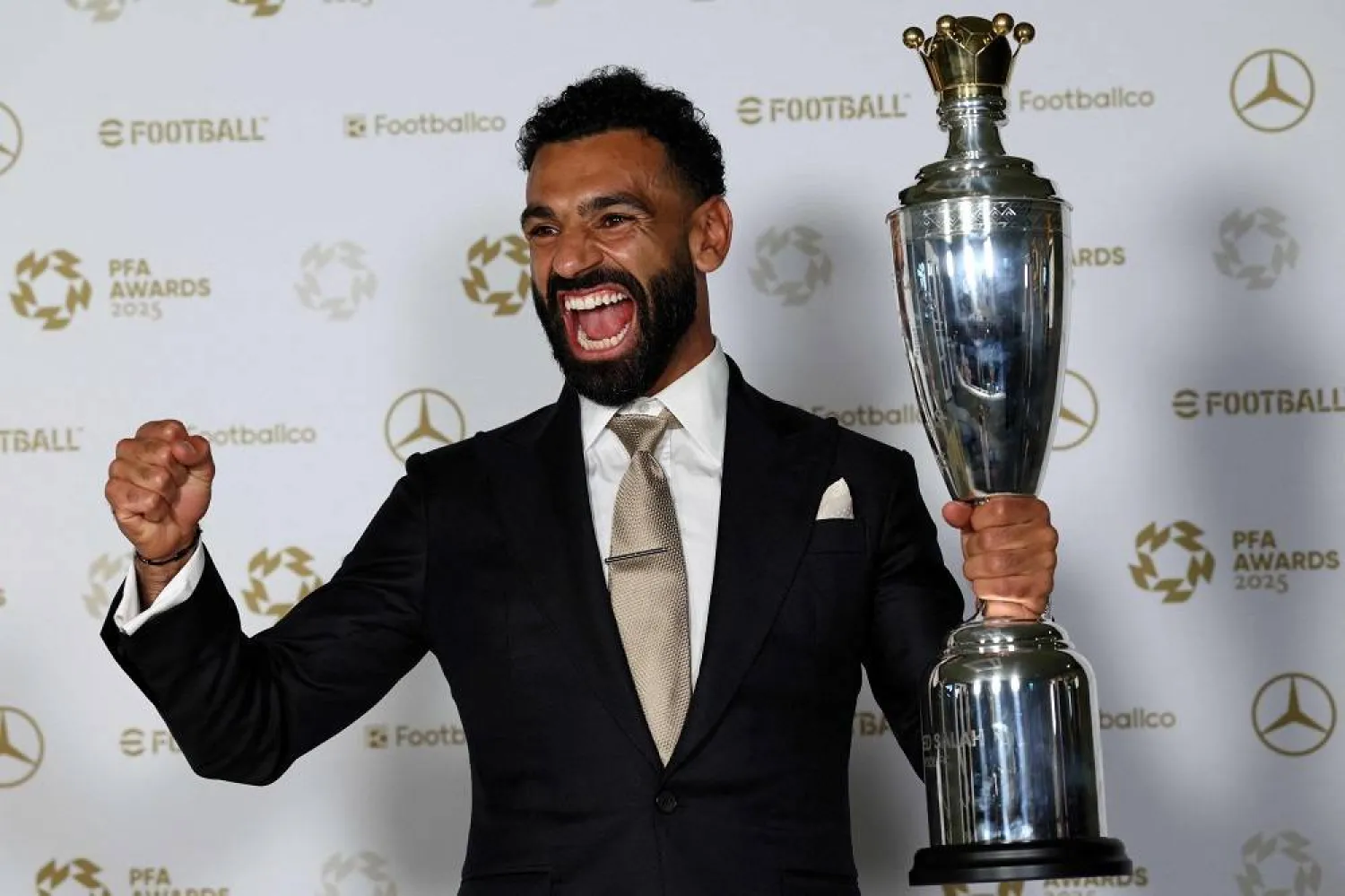 Salah Wins PFA Player of the Year Award for Unprecedented Third Time