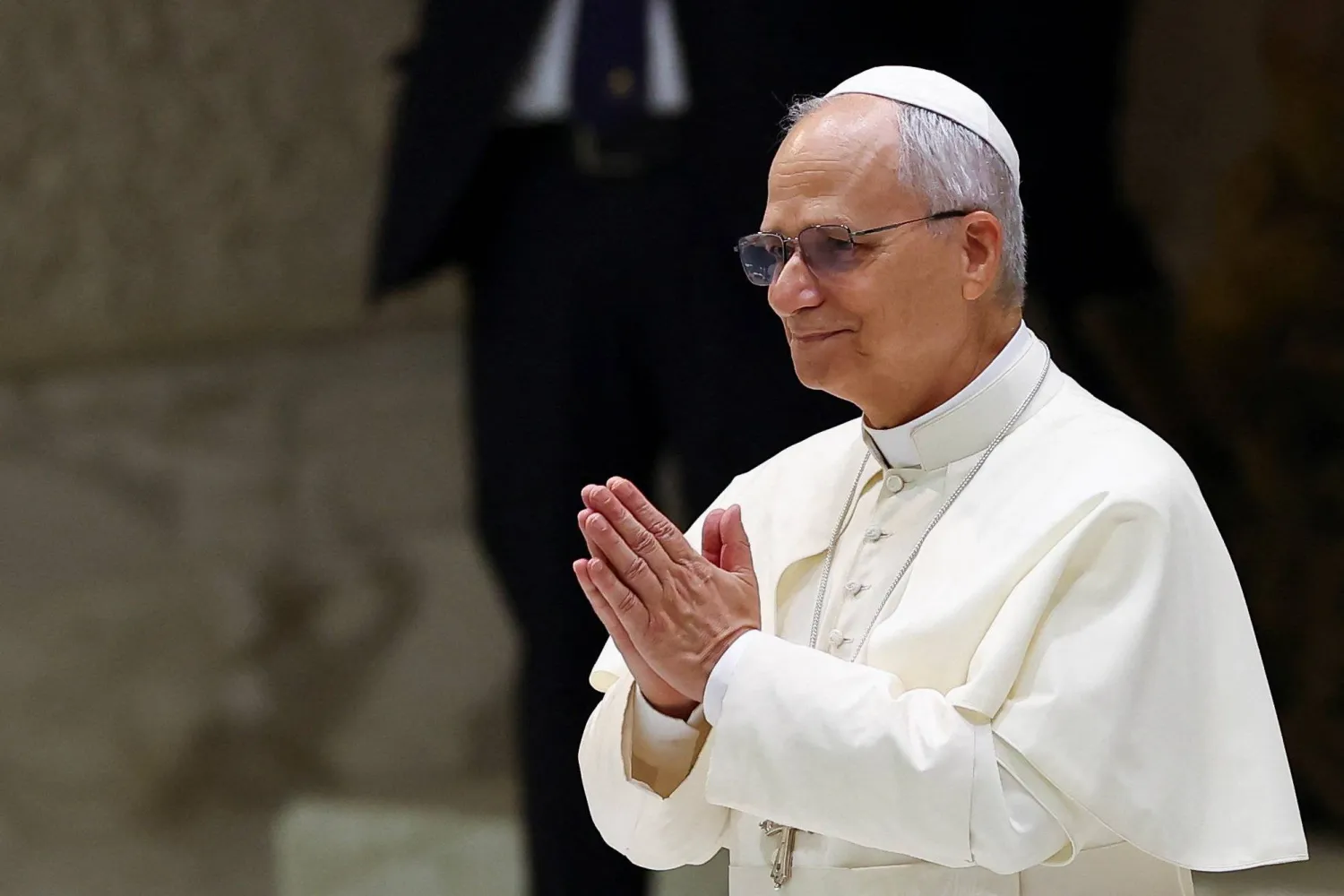 البابا ليو بابا الفاتيكان (رويترز)