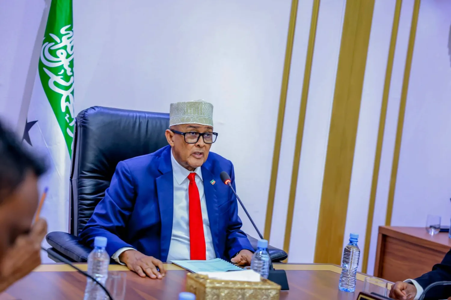 رئيس «أرض الصومال» عبد الرحمن عرو (الرئاسة على إكس)