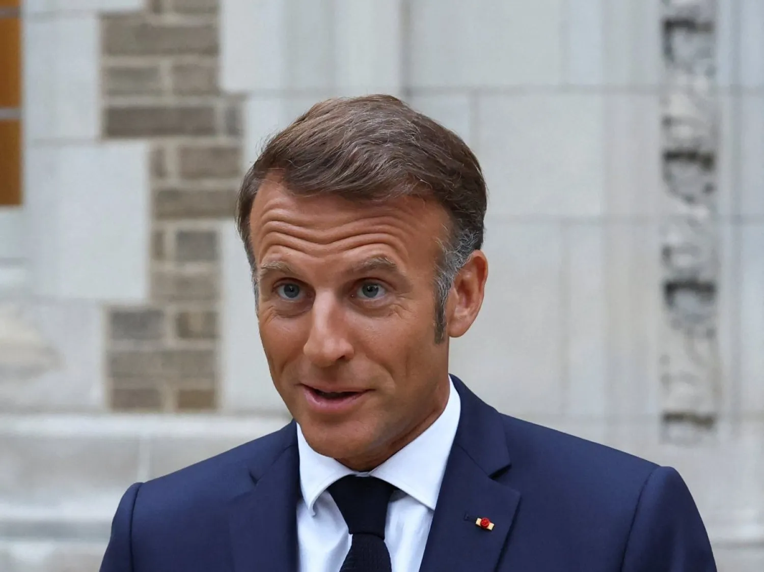الرئيس الفرنسي إيمانويل ماكرون (إ.ب.أ)