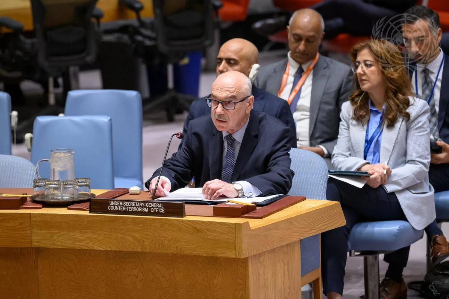 اجتماع مجلس الأمن حول الإرهاب برئاسة فلاديمير فورونكوف (الأمم المتحدة)