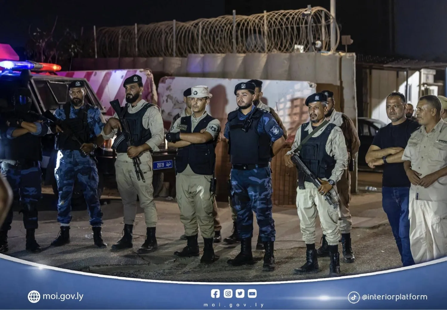 جنود لتأمين مقر البعثات الدبلوماسية في طرابلس (وزارة الداخلية)