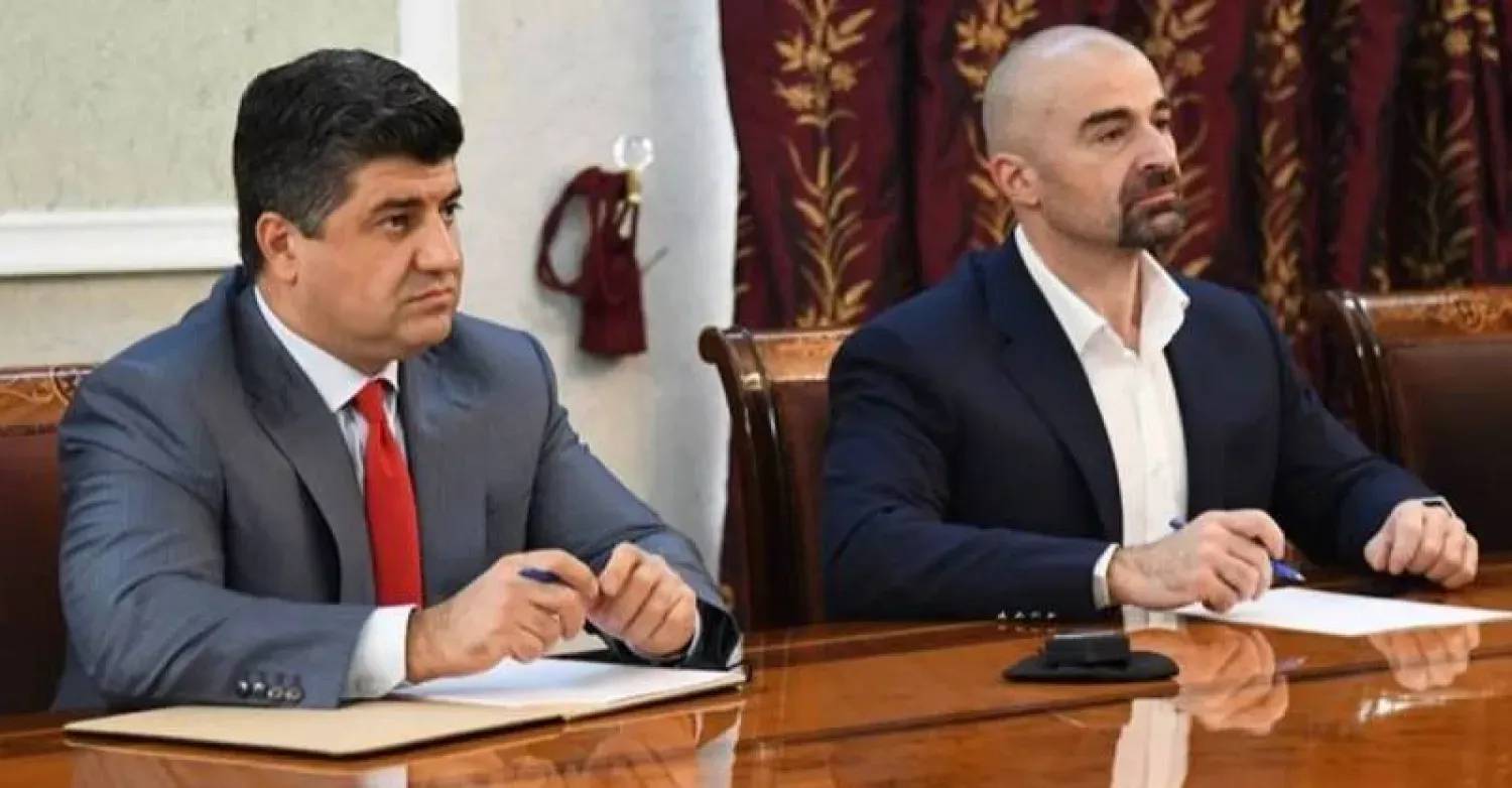 Pavel Talabani (sağda) ve Lahur Şeyh Cengi