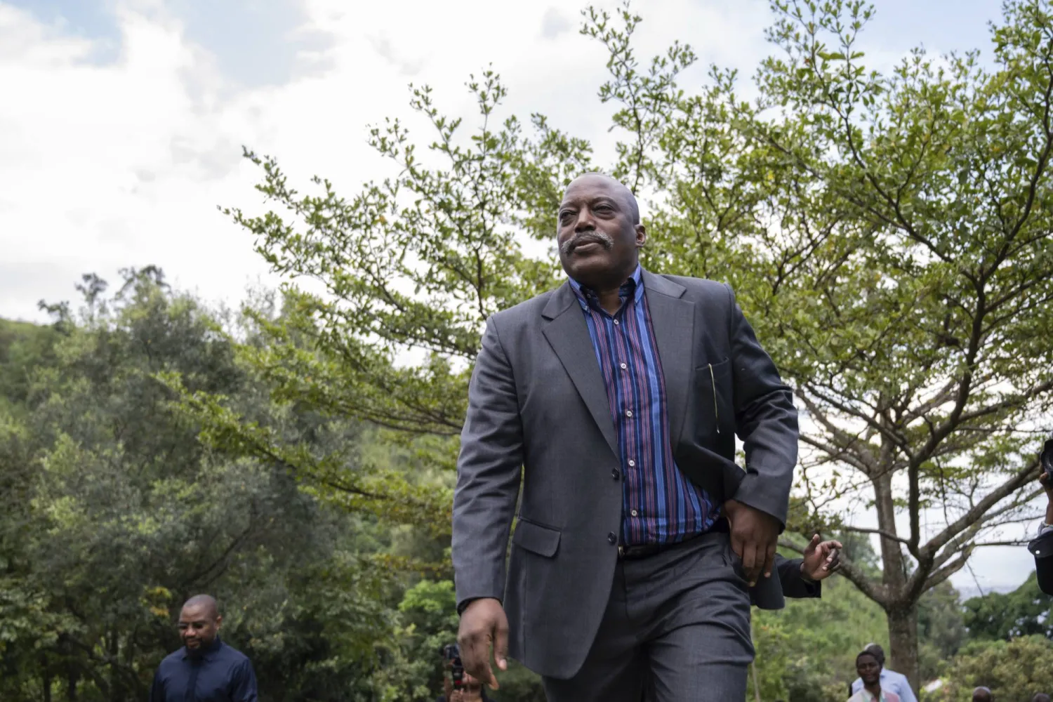 الرئيس السابق للكونغو الديمقراطية جوزيف كابيلا (أ.ب)