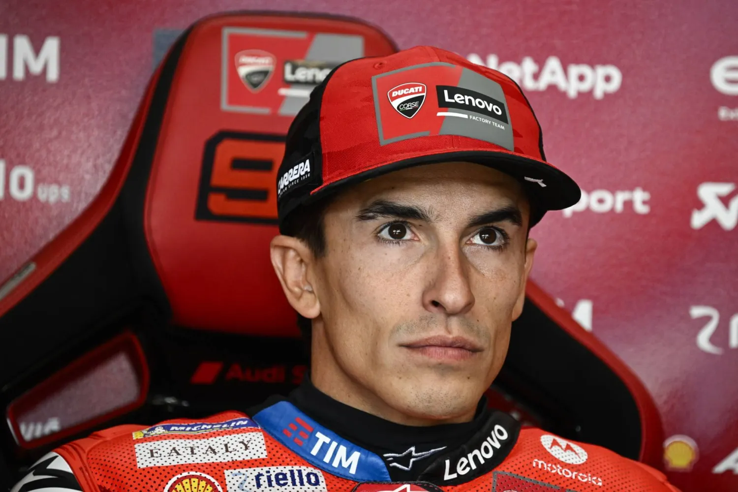 مارك ماركيز متسابق فريق دوكاتي (إ.ب.أ)