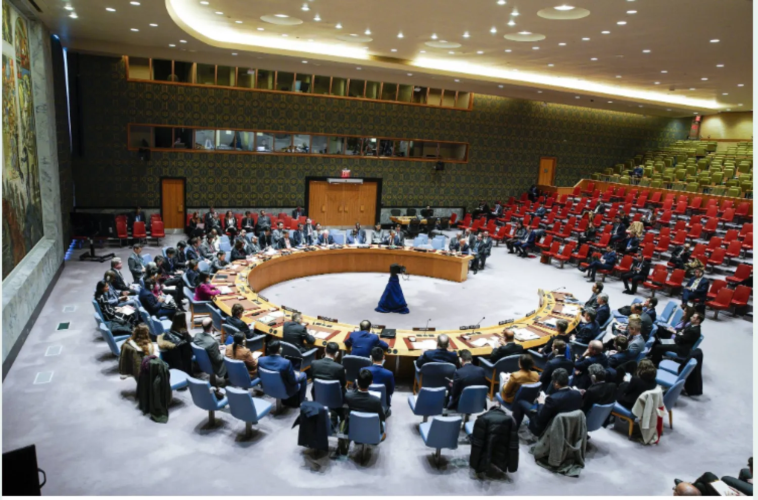 من جلسة سابقة لمجلس الأمن حول ليبيا (البعثة الأممية)