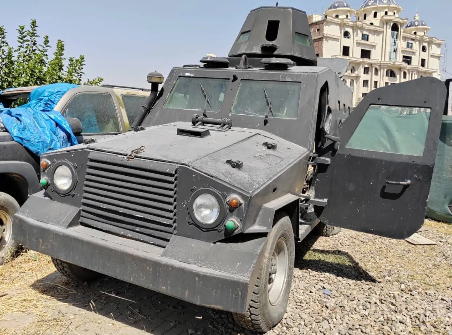 عجلة للأمن الكردي بعد اشتباكات مسلحة وسط السليمانية (روداو)