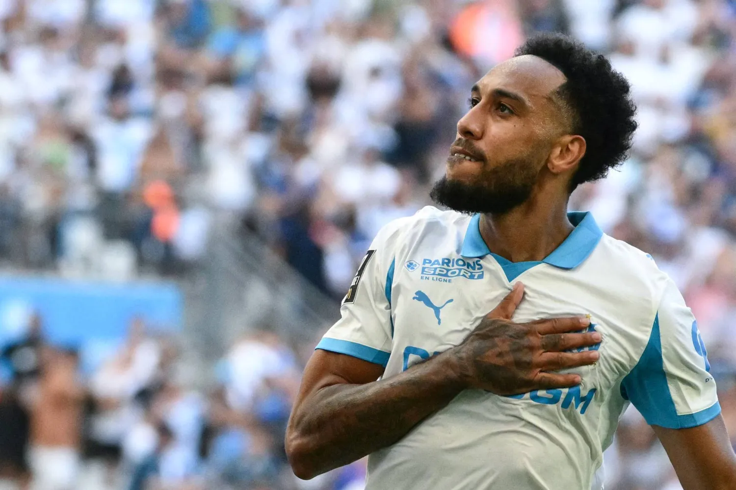 المهاجم الغابوني المخضرم بيير إيمريك أوباميانغ (أ.ف.ب)