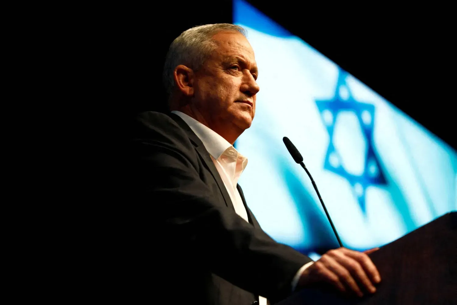İsrail Eski Savunma Bakanı Benny Gantz (Reuters)