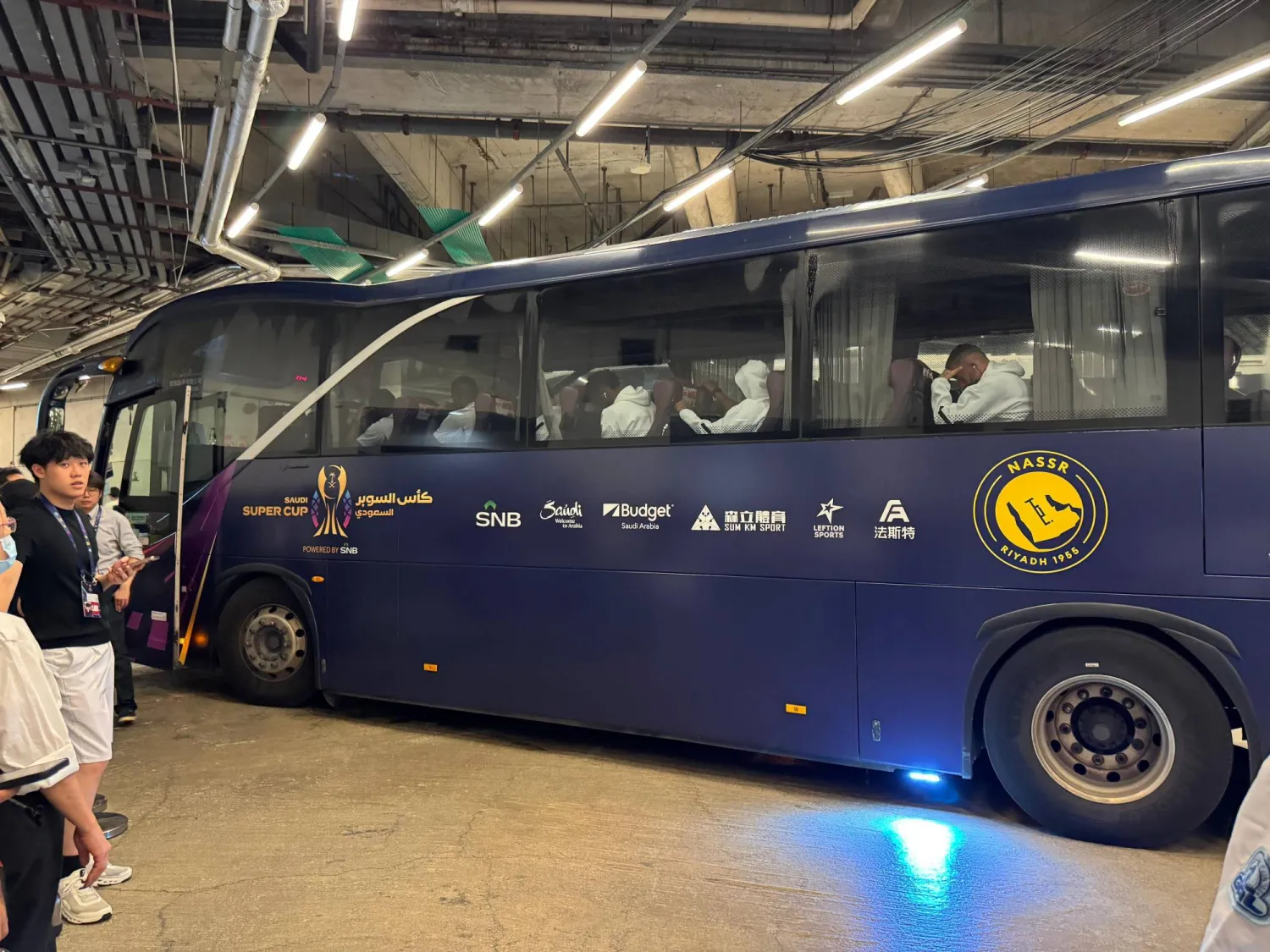 النصر غادر إلى المطار مباشرة من ملعب المباراة (الشرق الأوسط)