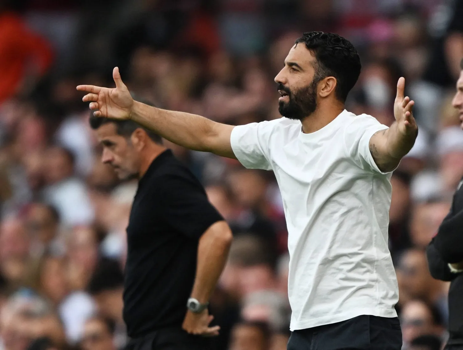 روبن أموريم مدرب مانشستر يونايتد (رويترز) 