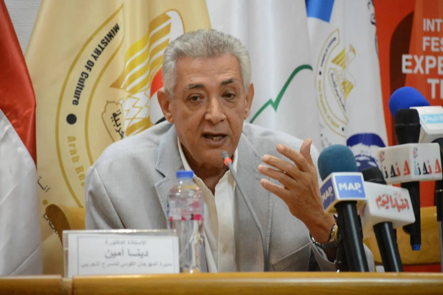 سامح مهران يتحدث عن أبرز ملامح المهرجان (إدارة المهرجان)