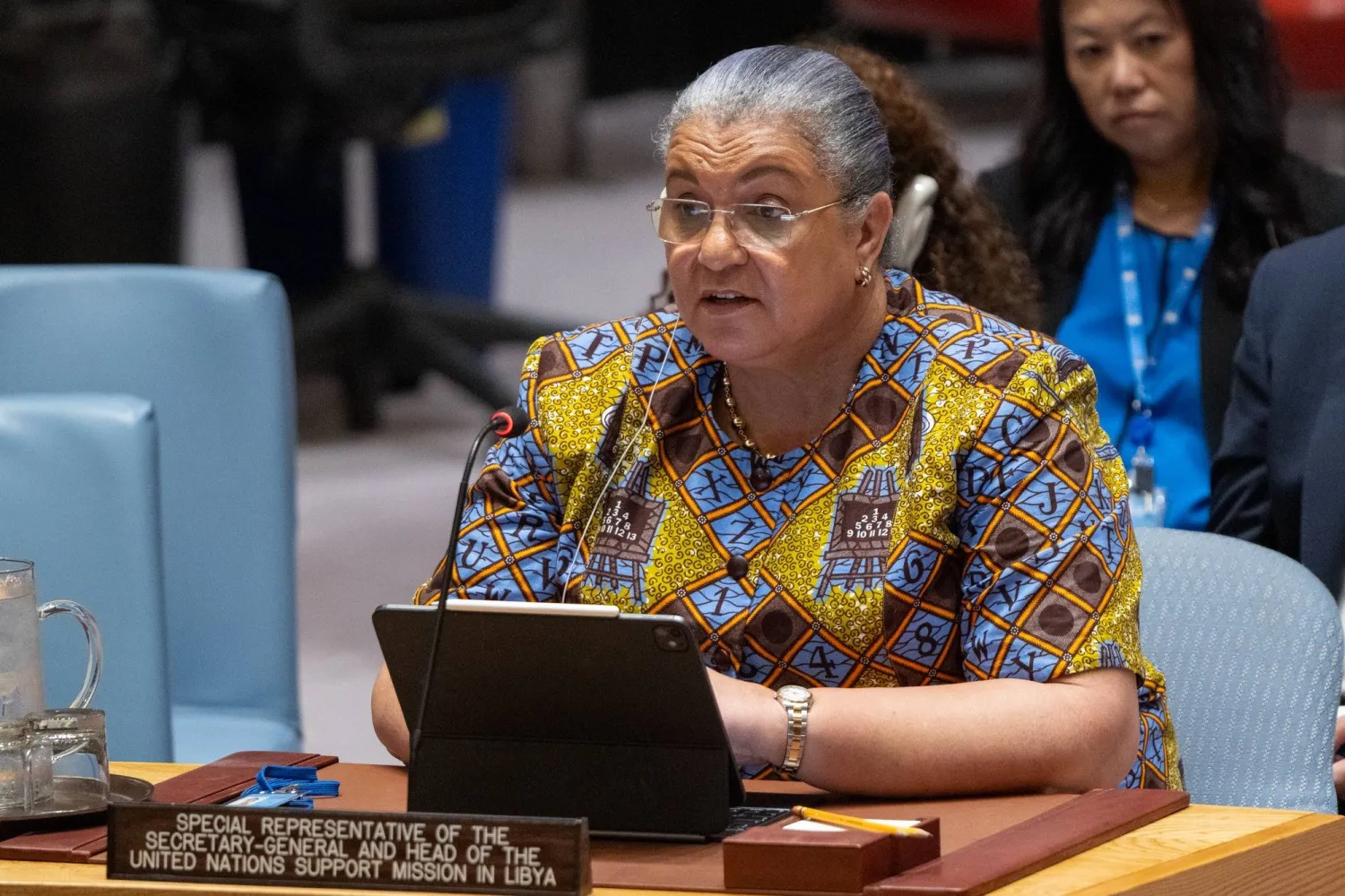 المبعوثة الأممية في إحاطتها أمام مجلس الأمن الدولي 21 أغسطس 2025 (البعثة الأممية)