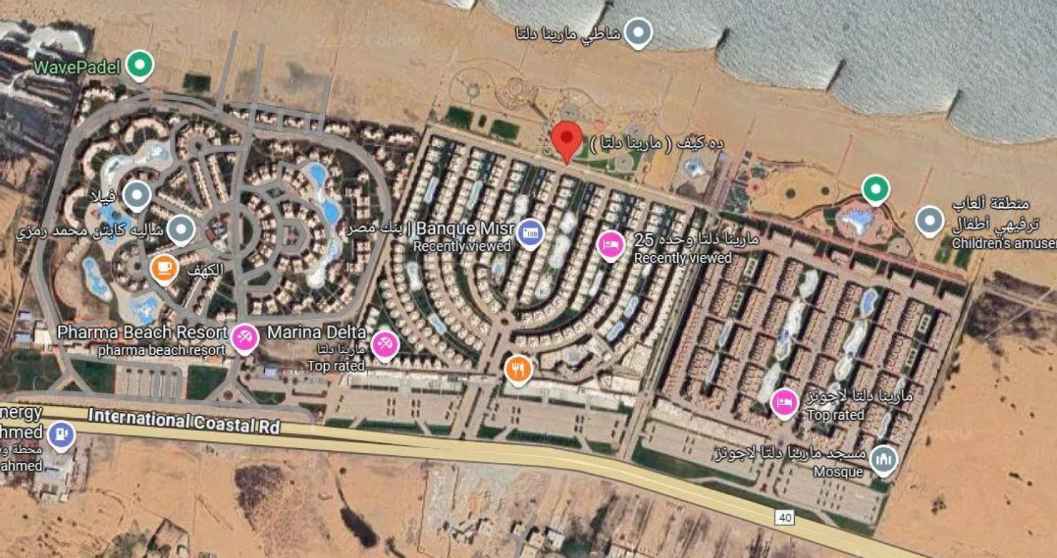 صورة للتصميم الذي أثار جدلاً في مصر (خرائط غوغل)