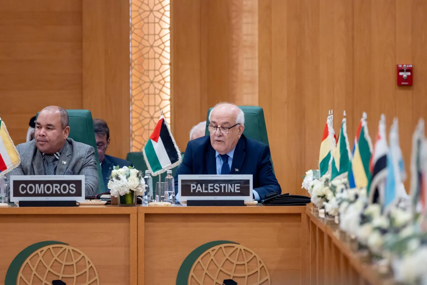 رياض منصور الممثل الدائم لدولة فلسطين لدى الأمم المتحدة (واس)