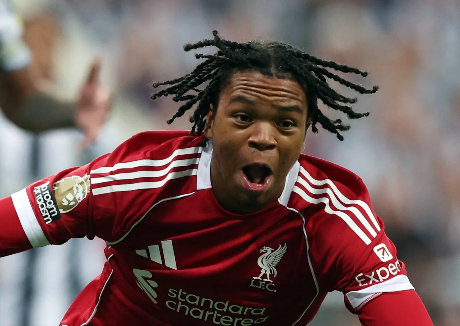 البديل ريو نغوموها سجل هدف الفوز القاتل لليفربول (رويترز)