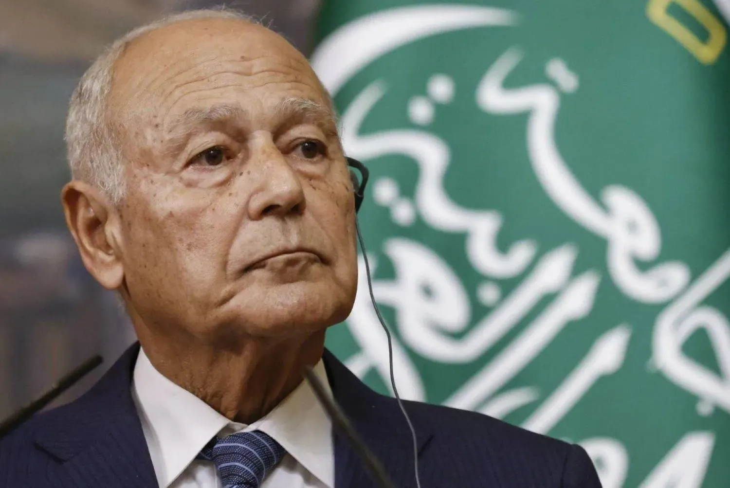 Secretary-General of the Arab League Ahmed Aboul Gheit. (Asharq Al-Awsat)
