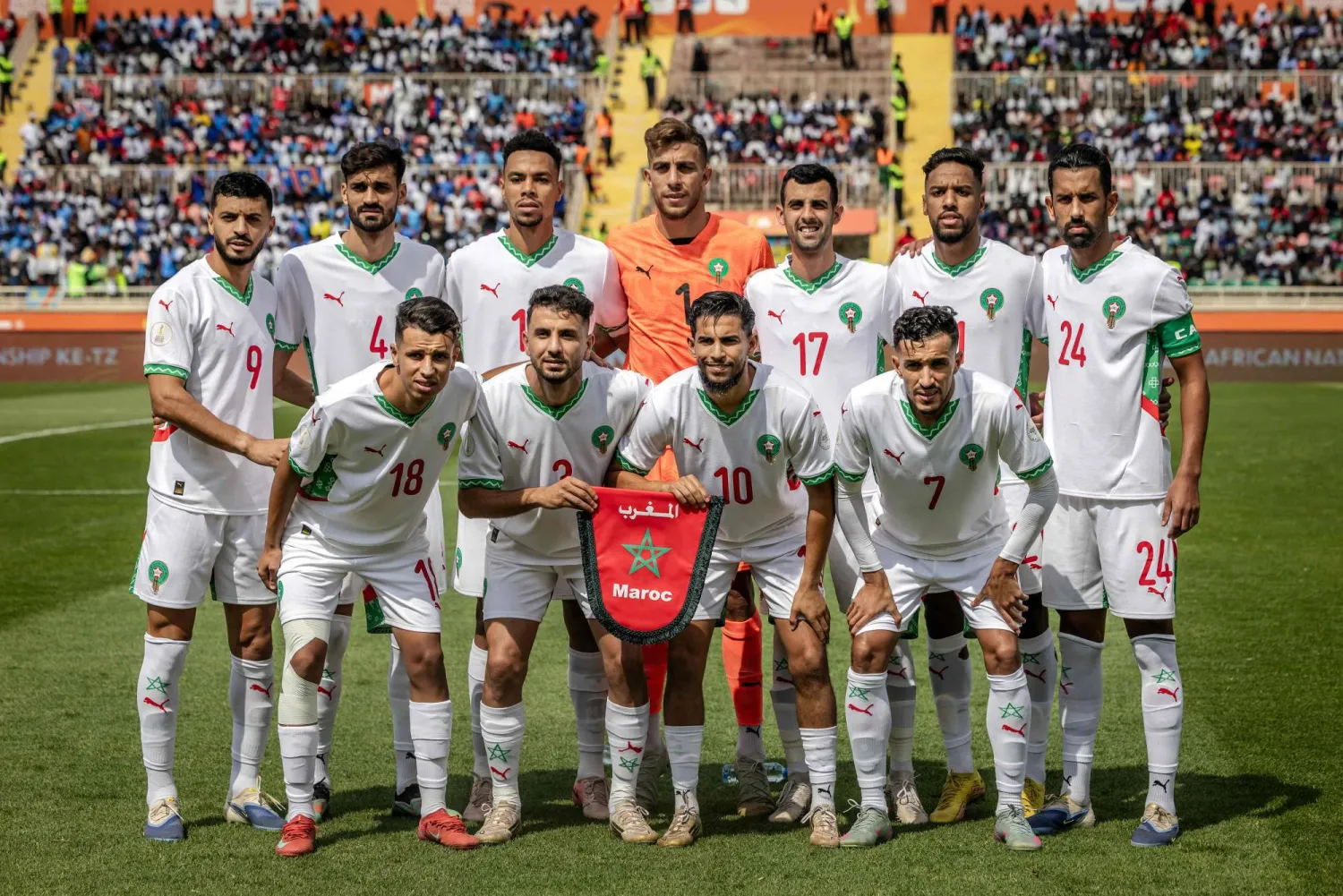 منتخب المغرب للمحليين إلى نهائي الشان (أ.ف.ب)