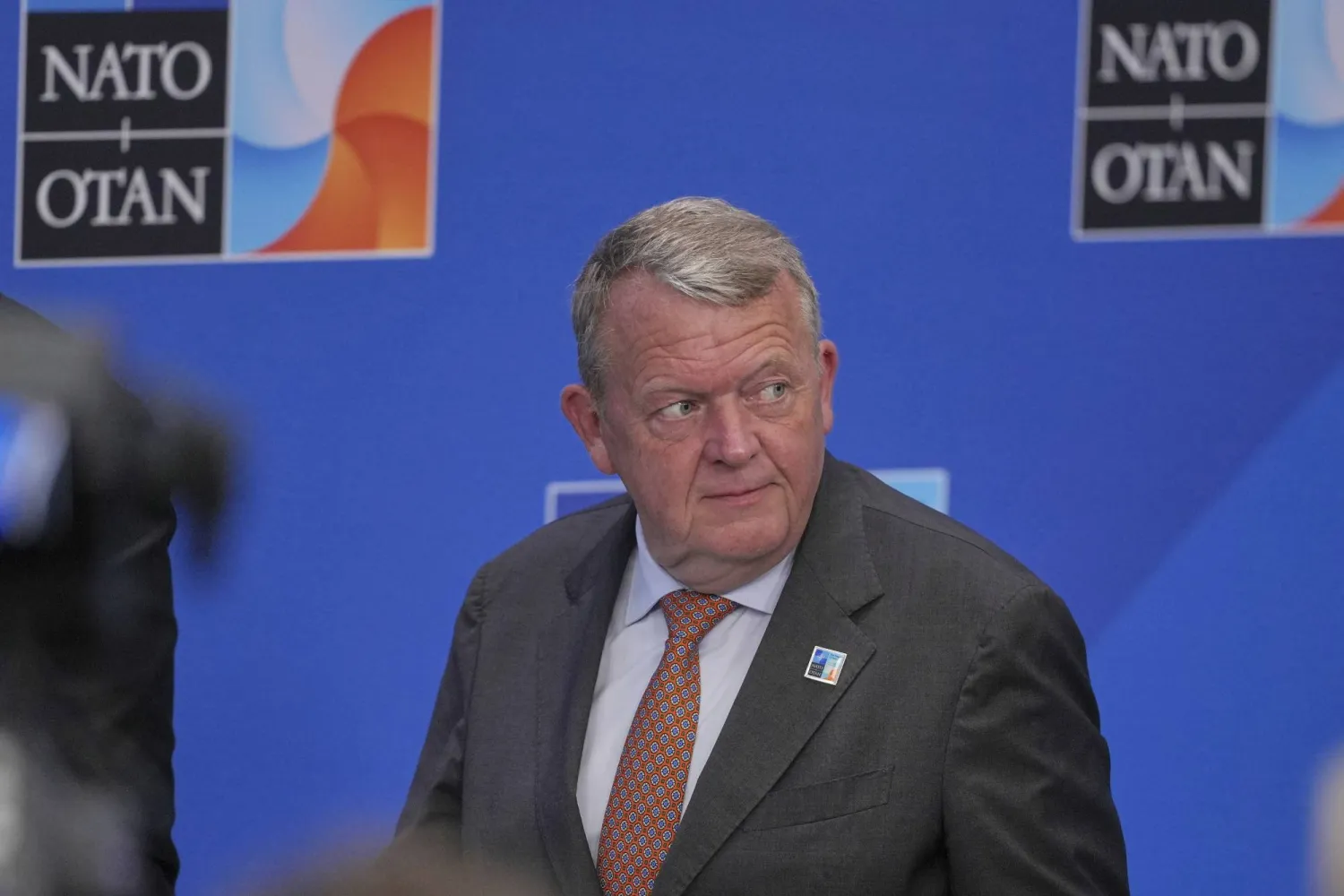 FILE - Denmark' Foreign Minister Lars Løkke Rasmussen arrives for the NATO summit in The Hague, Netherlands, June 25, 2025. (AP Photo Kin Cheung, File)