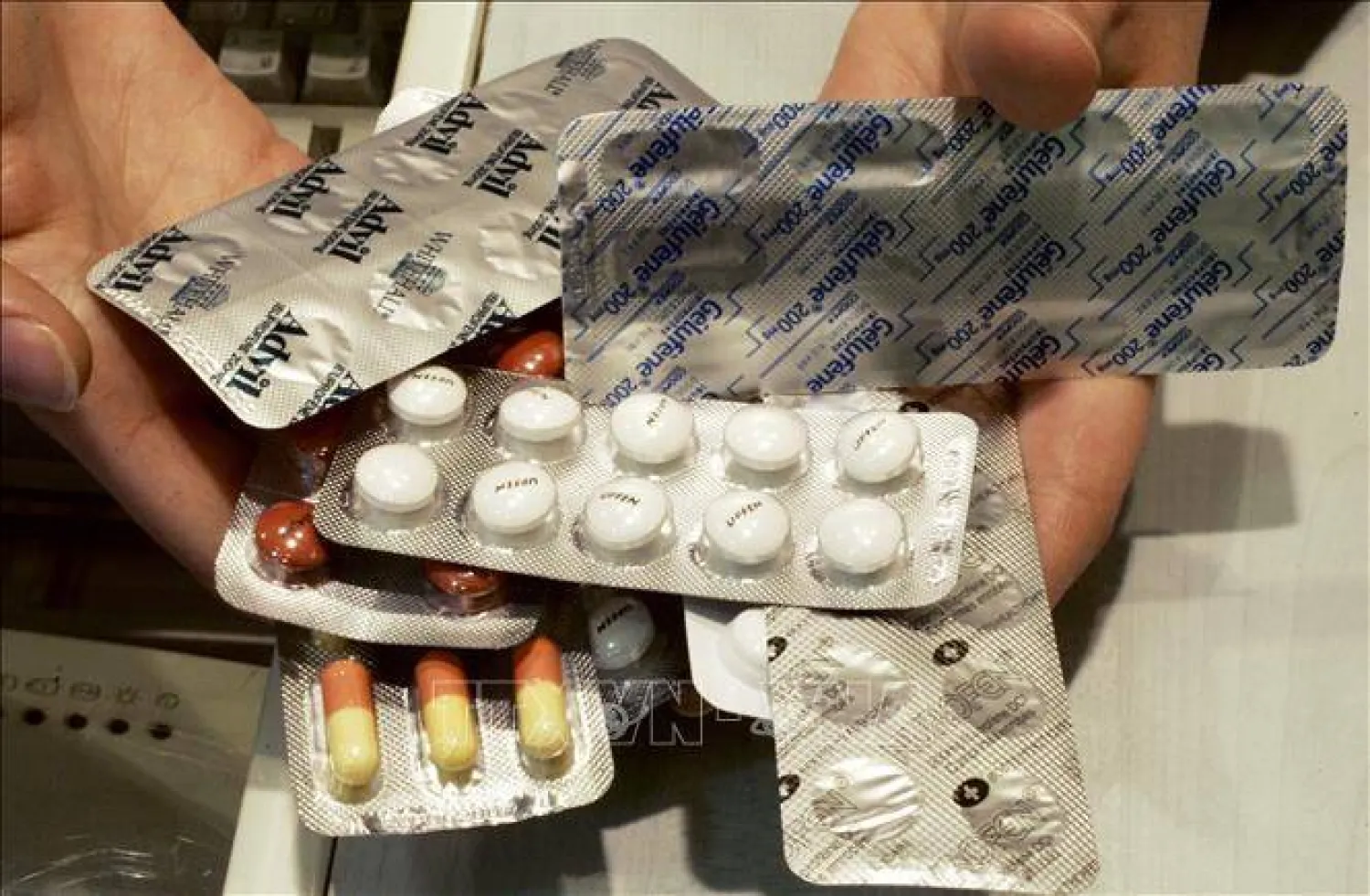 مجموعة من المسكنات الطبية (أرشيفية- أ.ف.ب)