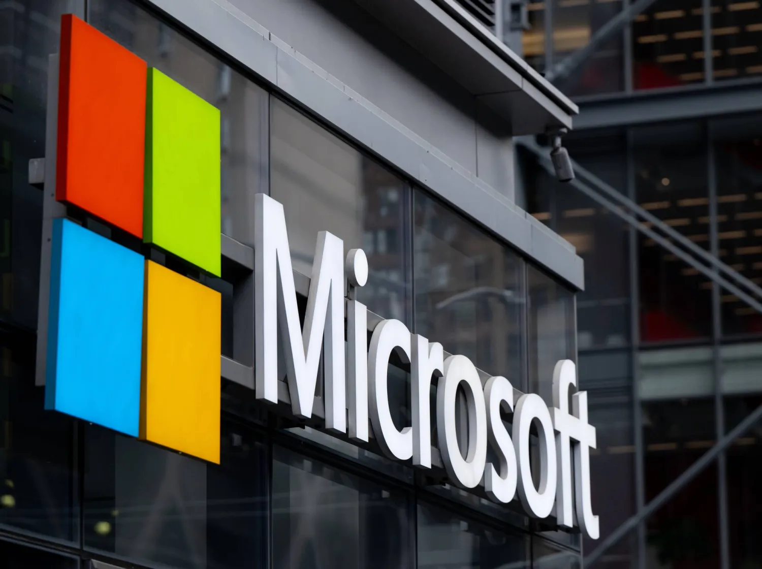 10 July 2025, US, New York: A branch of the technology company Microsoft can be seen in Manhattan. (dpa) 